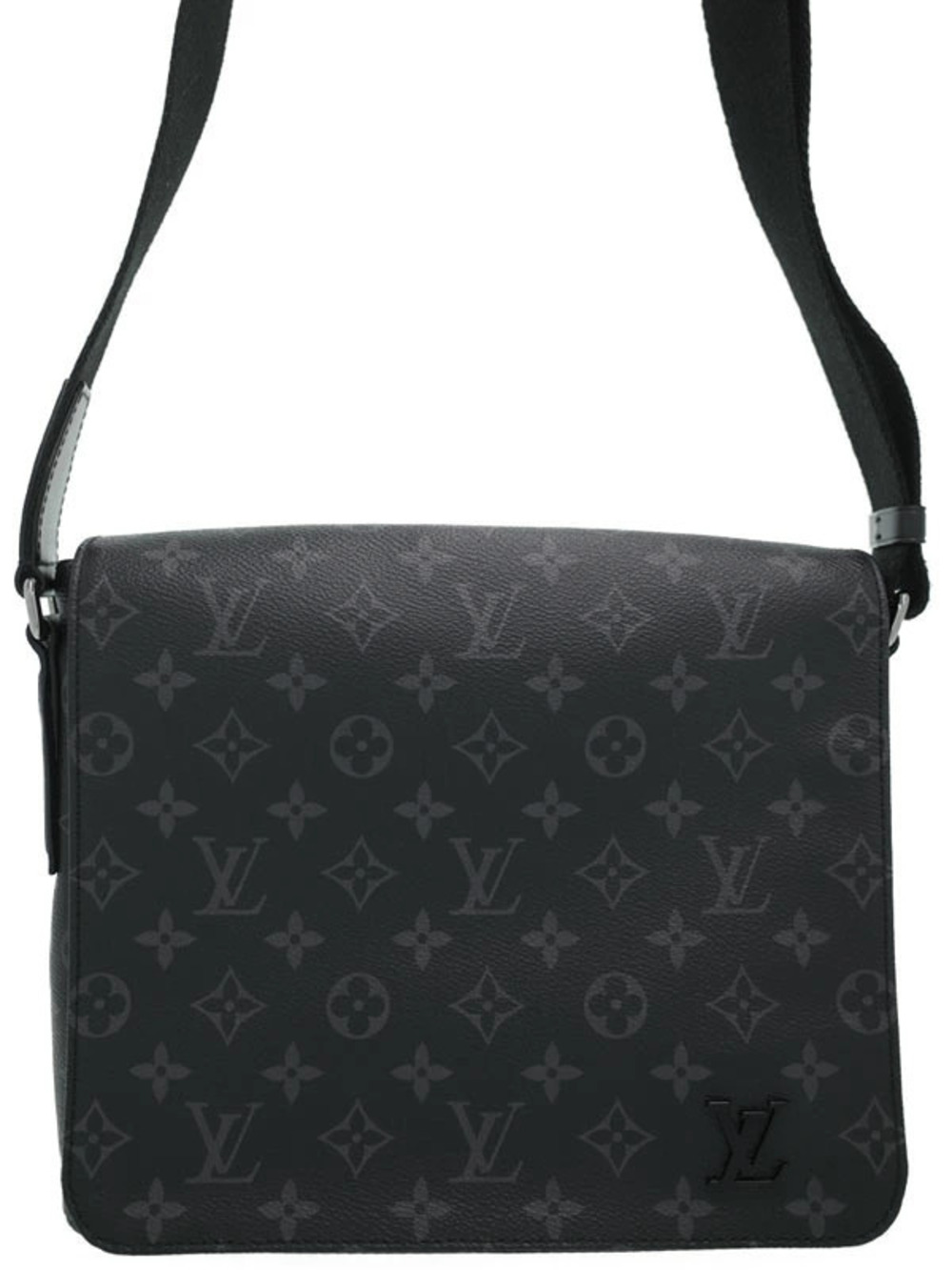 Louis Vuitton Monogram Eclipse Black District NM Shoulder Bag